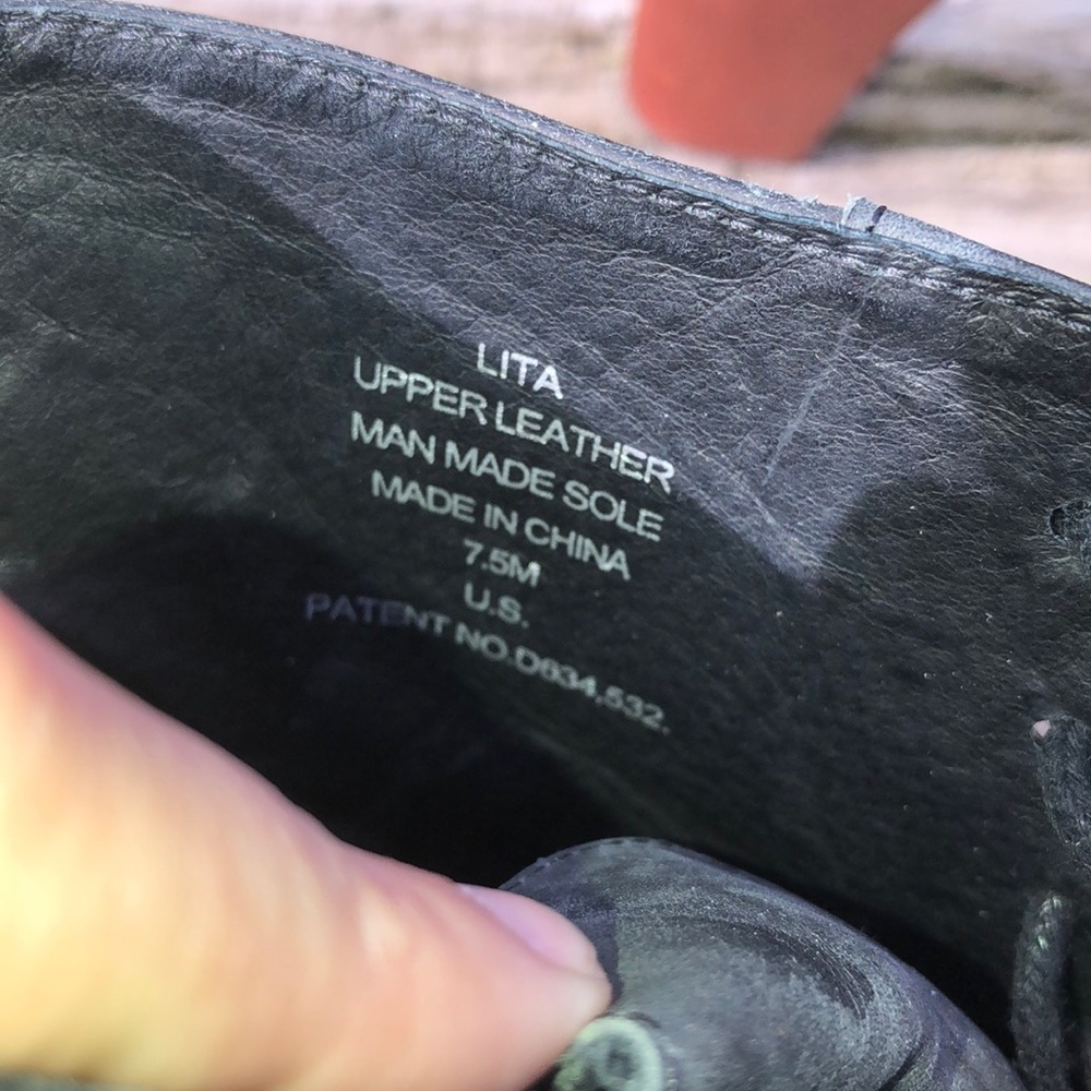 Jeffery Campbell Lita Boots Matte Black Size 7.5 - Picture 8 of 8